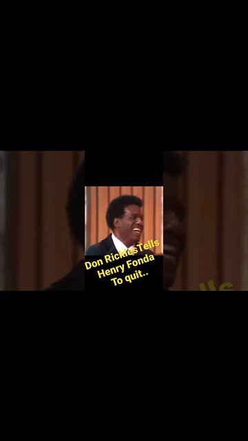 Don Rickles - Tells Henry Fonda to Quit!