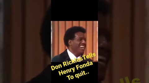 Don Rickles - Tells Henry Fonda to Quit!