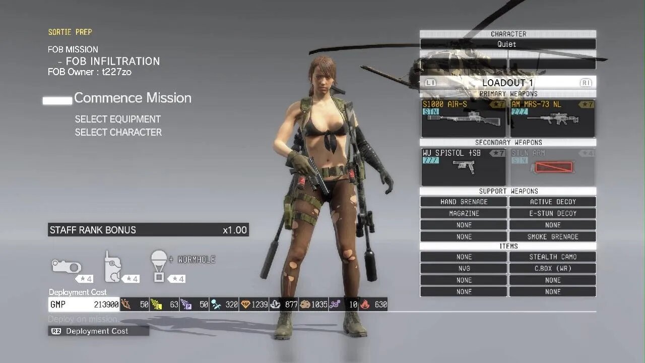 MGSV:TPP FOB Infiltrationlvl 53 Support Stealth