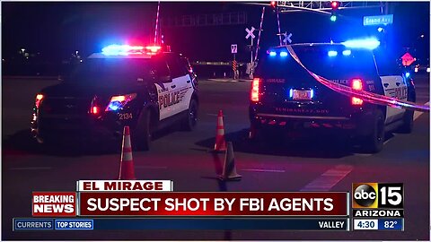 Two suspects hurt in El Mirage shooting with FBI officials