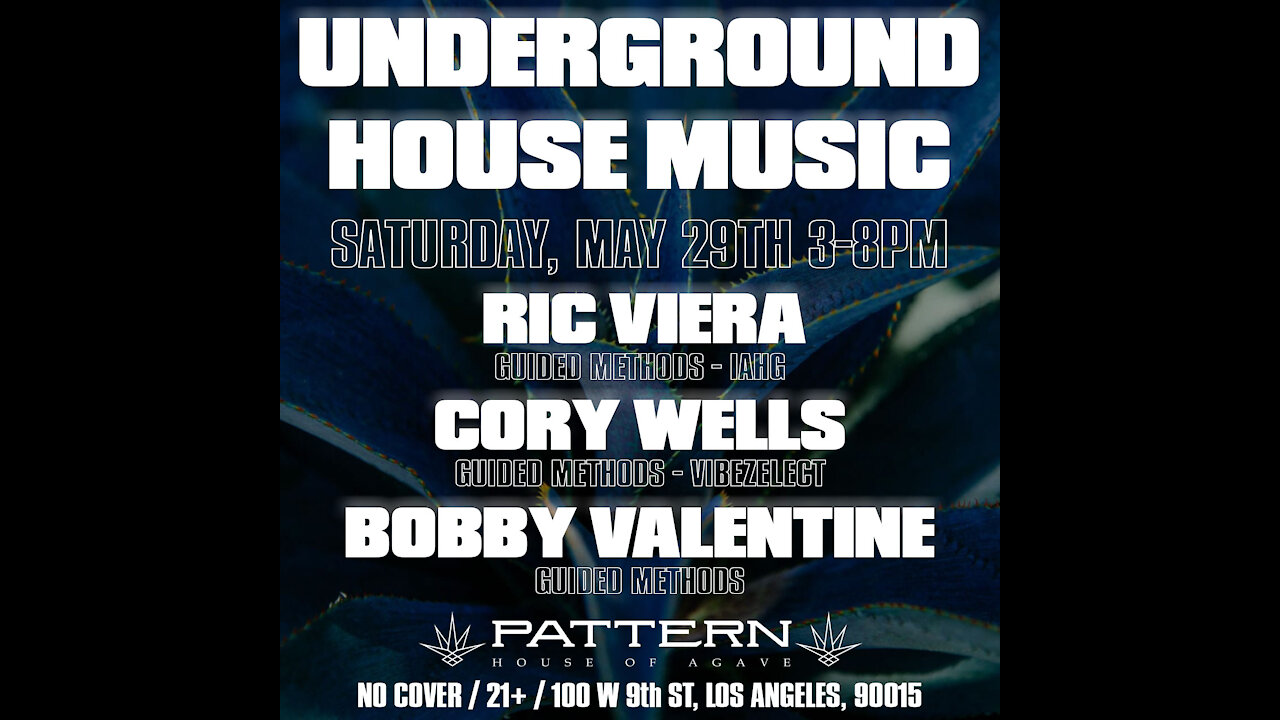 Guided Methods - Pattern Bar - LIVE House Music (05/29/2021)