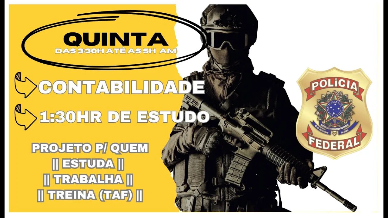 #35 Estude Comigo | Polícia Federal Agente/Escrivão 👉 Motivação p/ o Combate