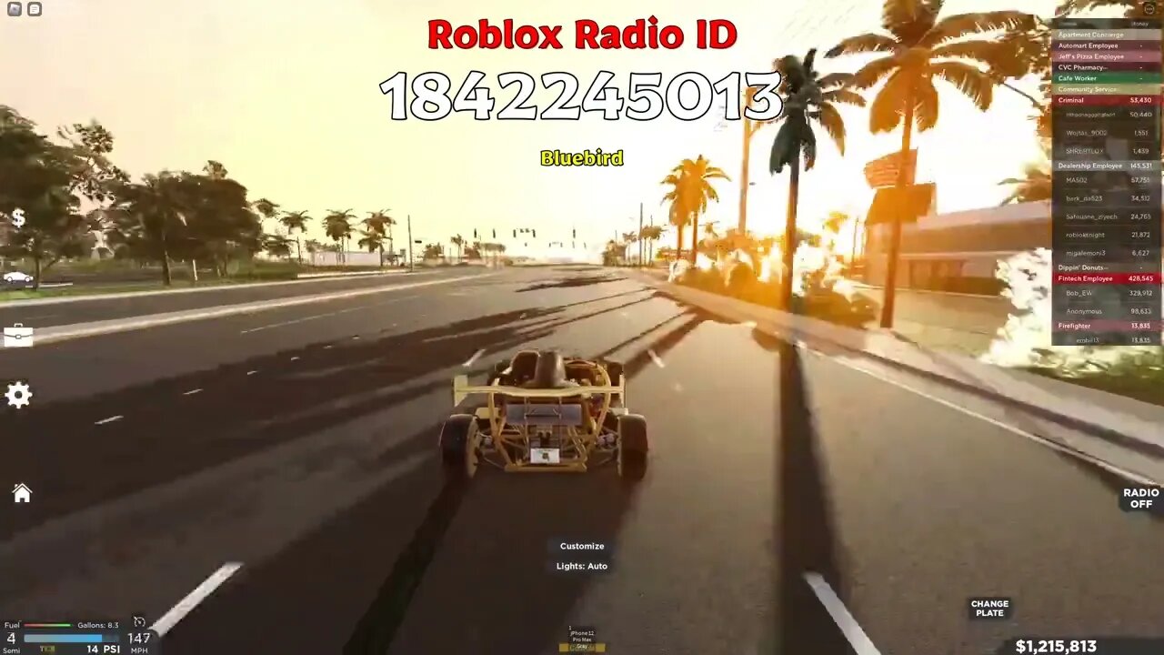 Bluebird Roblox Radio Codes/IDs