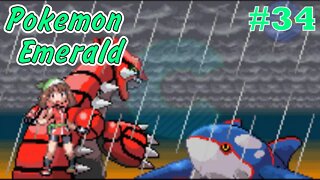 Groudon and Kyogre Clash! Pokémon Emerald - Part 34