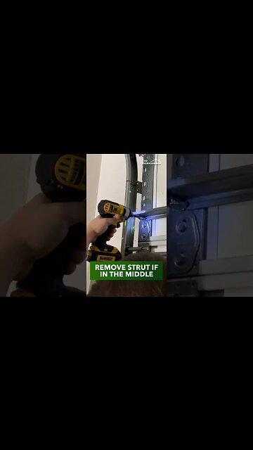 Cheap Fix for a Ripped Off Garage Door Bracket #shorts