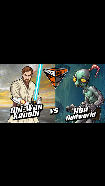 OBIWAN KENOBI Vs. ABE From ODDWORLD - Comic Book Battles: Who Would Win In A Fight?
