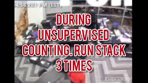 DURING UNSUPERVISED COUNTING. COUNTED SAME STACK 3 TIMES!