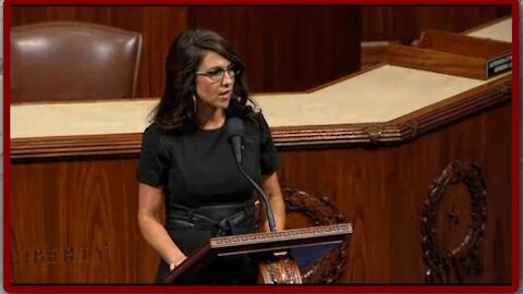 Lauren Boebert Attacks AOC and Biden in House Floor Speech - 2135