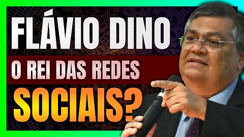 FLÁVIO DINO é o um SUCESSO nas REDES SOCIAIS mas só para a GRANDE MÍDIA