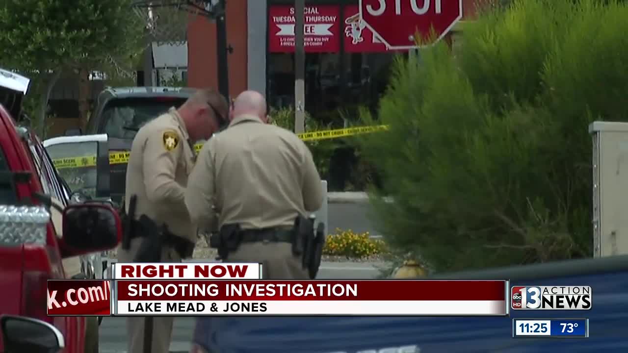 Happening Now: Shooting investigation near Lake Mead and Jones