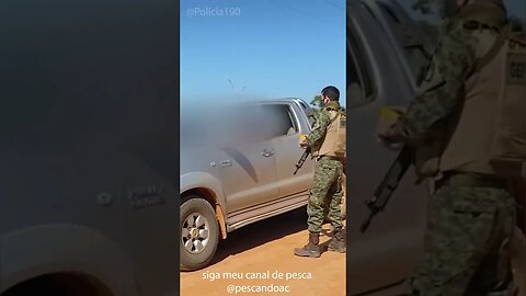 Abordagem Padrão, abordagem Policial Gefron Polícia de Fronteira #policia190 #policial