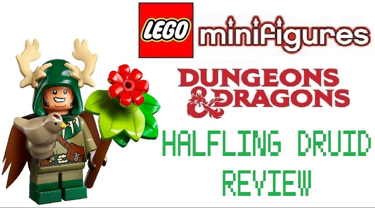 Lego Dungeon and Dragons Minifigures Halfling Druid Review