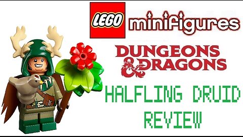 Lego Dungeon and Dragons Minifigures Halfling Druid Review