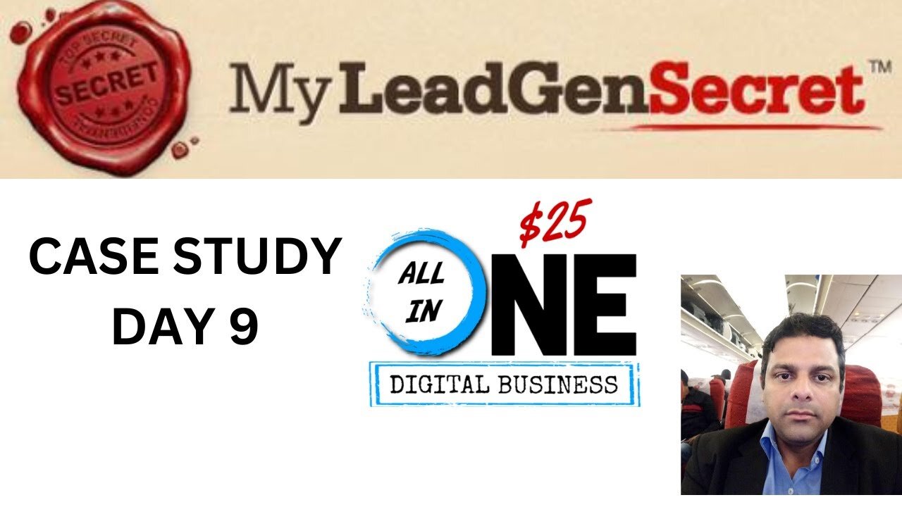 $1000 Per Month Case Study Day 9 My $25 All In One Business My LeadGen Secret