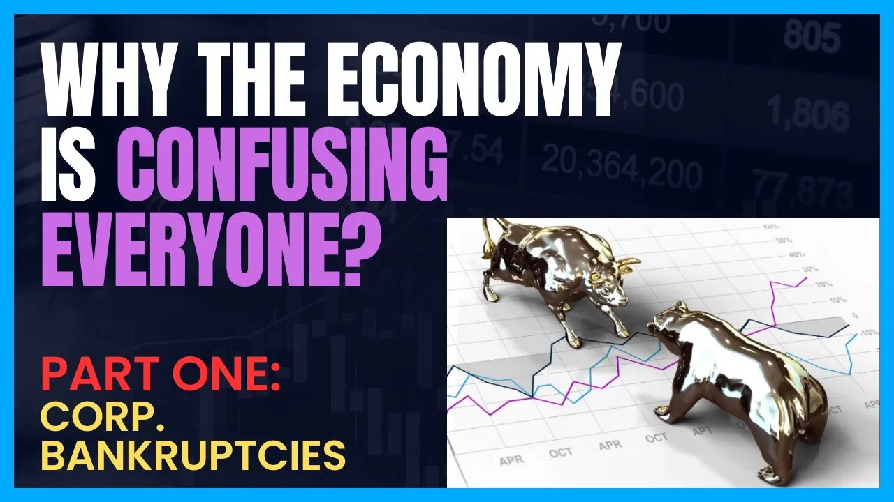 Why This Economy is Confusing Everyone Part 1: Corporate Bankruptcies UP, Small Biz Sentiment DOWN