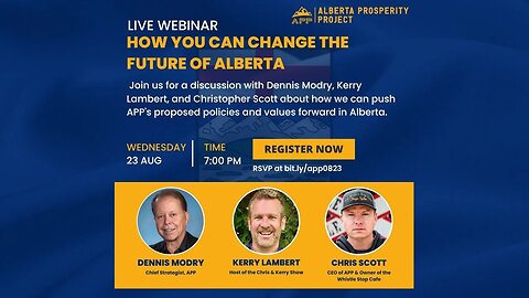 How you can change the future of Alberta!