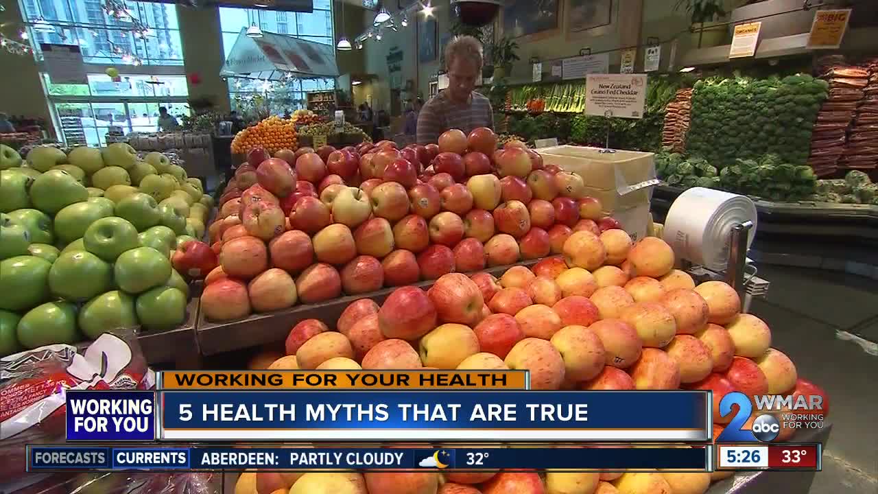 Five health myths that are true