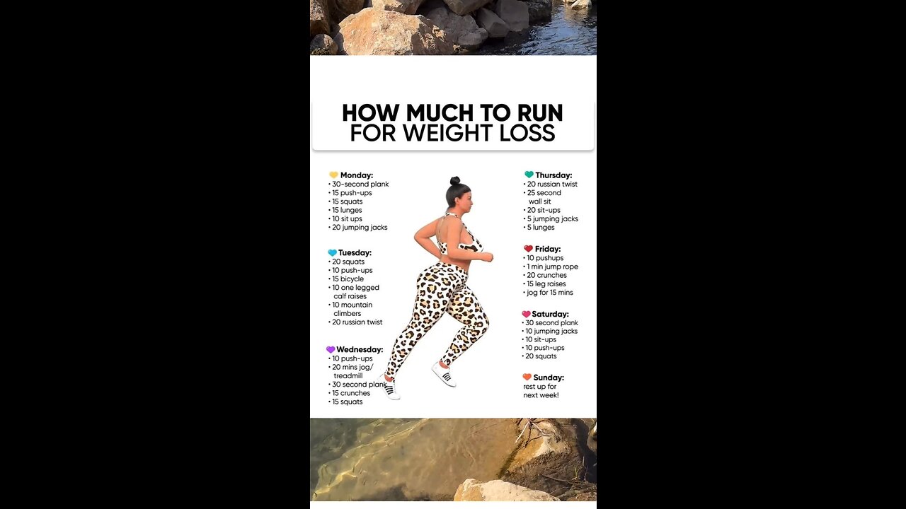 How much to run to lose weight