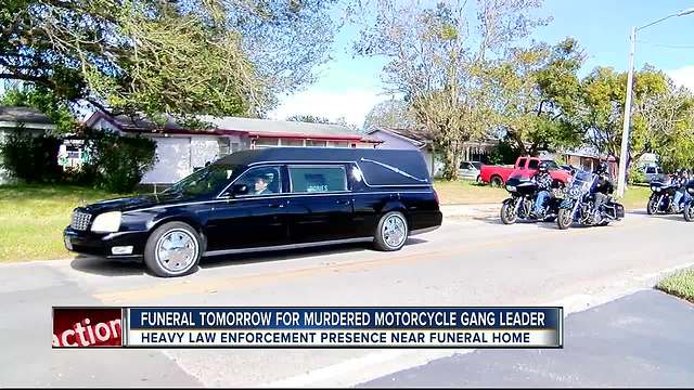 Funeral tomorrow for murdered motorcycle gang leader