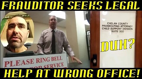 Frauditor AKA Village Idiot Seeks Legal Help at Prosecutors Office: WTH?