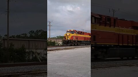 Florida East Coast Railway FEC-206 at South Daytona Florida Mar. 21 2023 #railfanrob #fec206