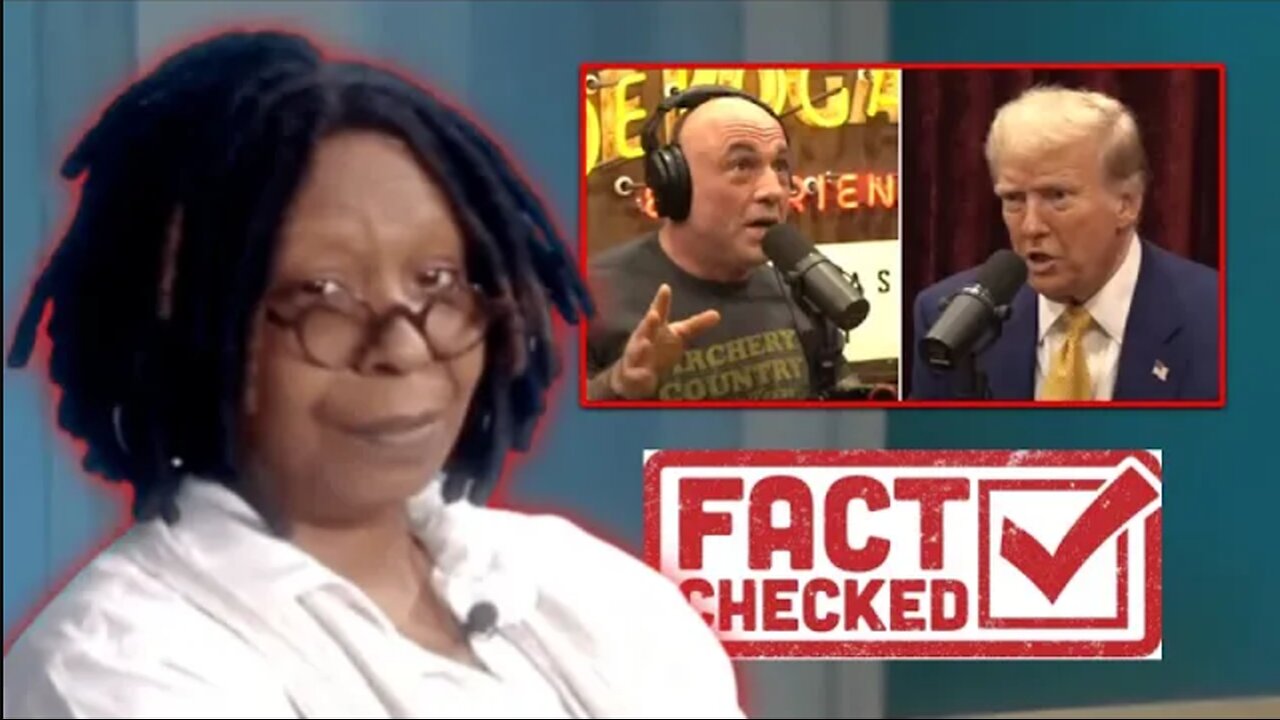 The View Fact Checks Rogan-Trump Interview But Gets It WRONG.