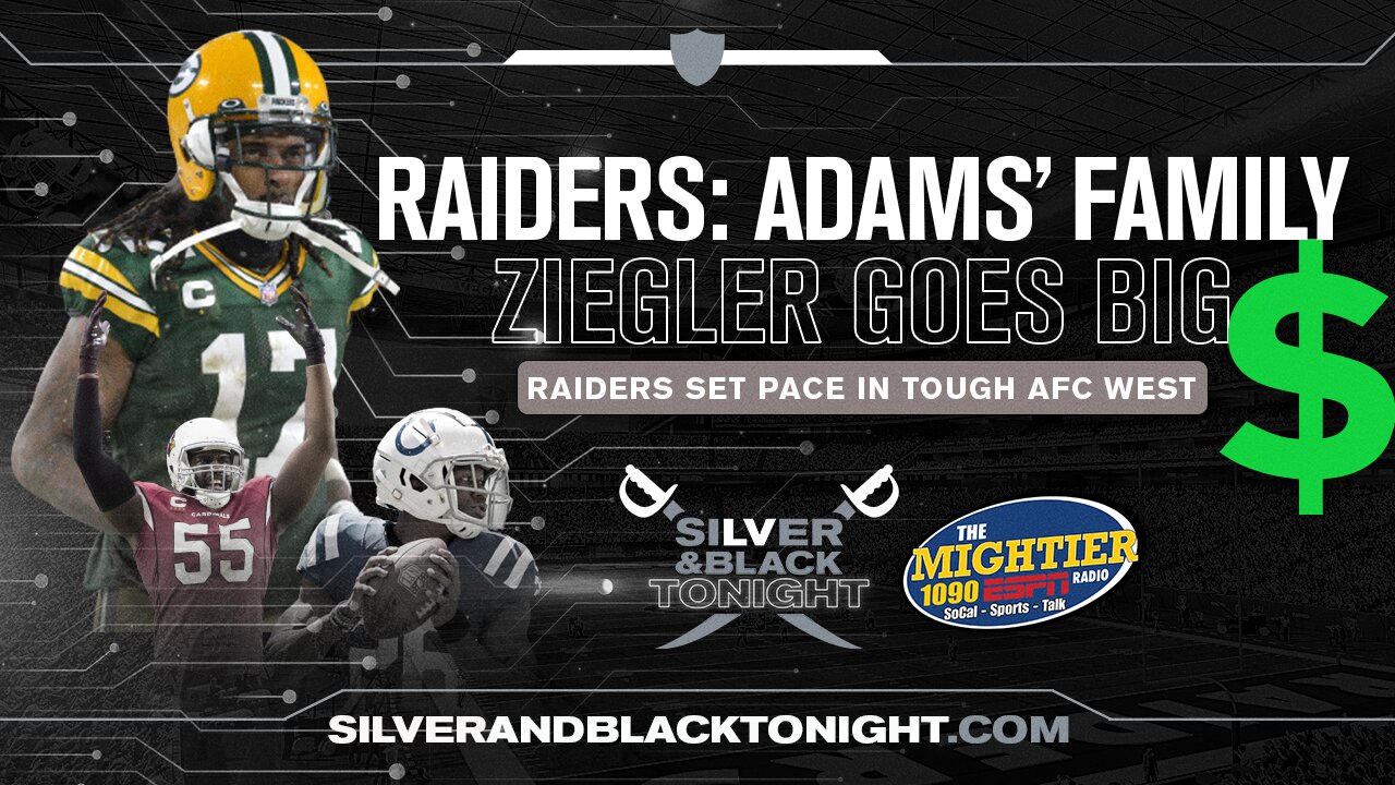 Raiders Trade for Davnate Adams: Ziegler Goes Big with Trades & Free Agency