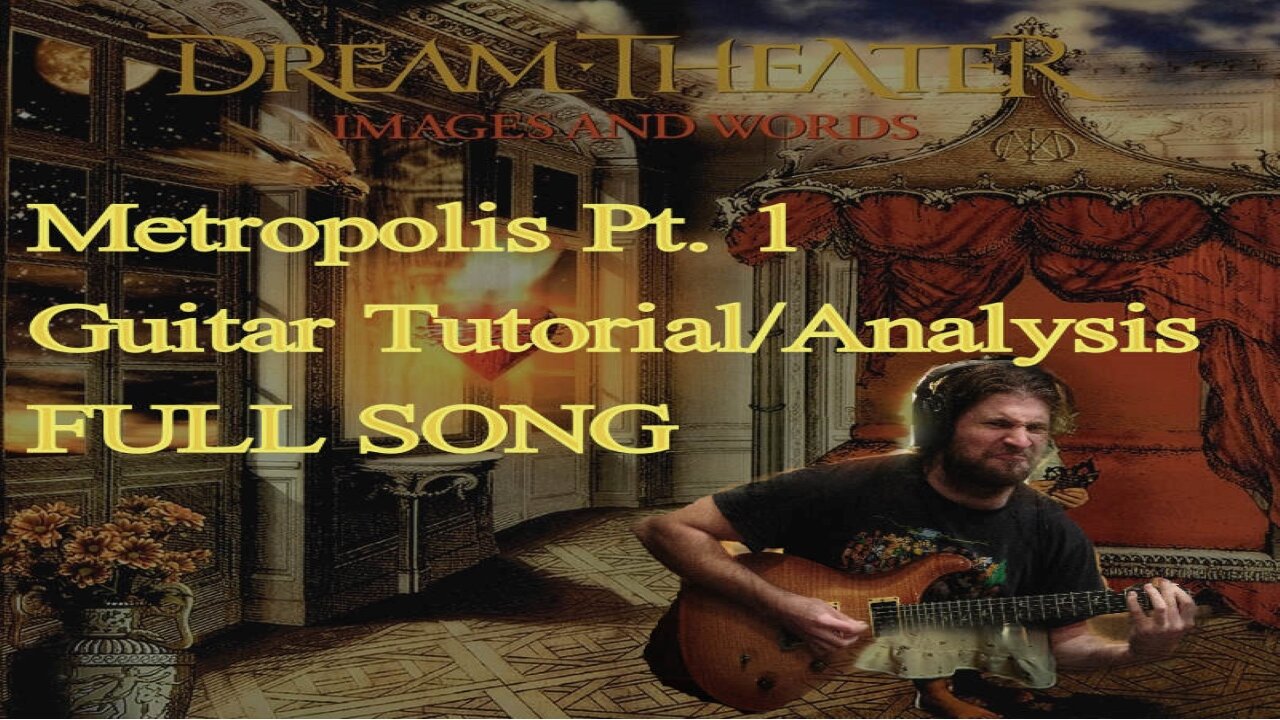 METROPOLIS PT. 1 Guitar Tutorial/Analysis (Dream Theater)