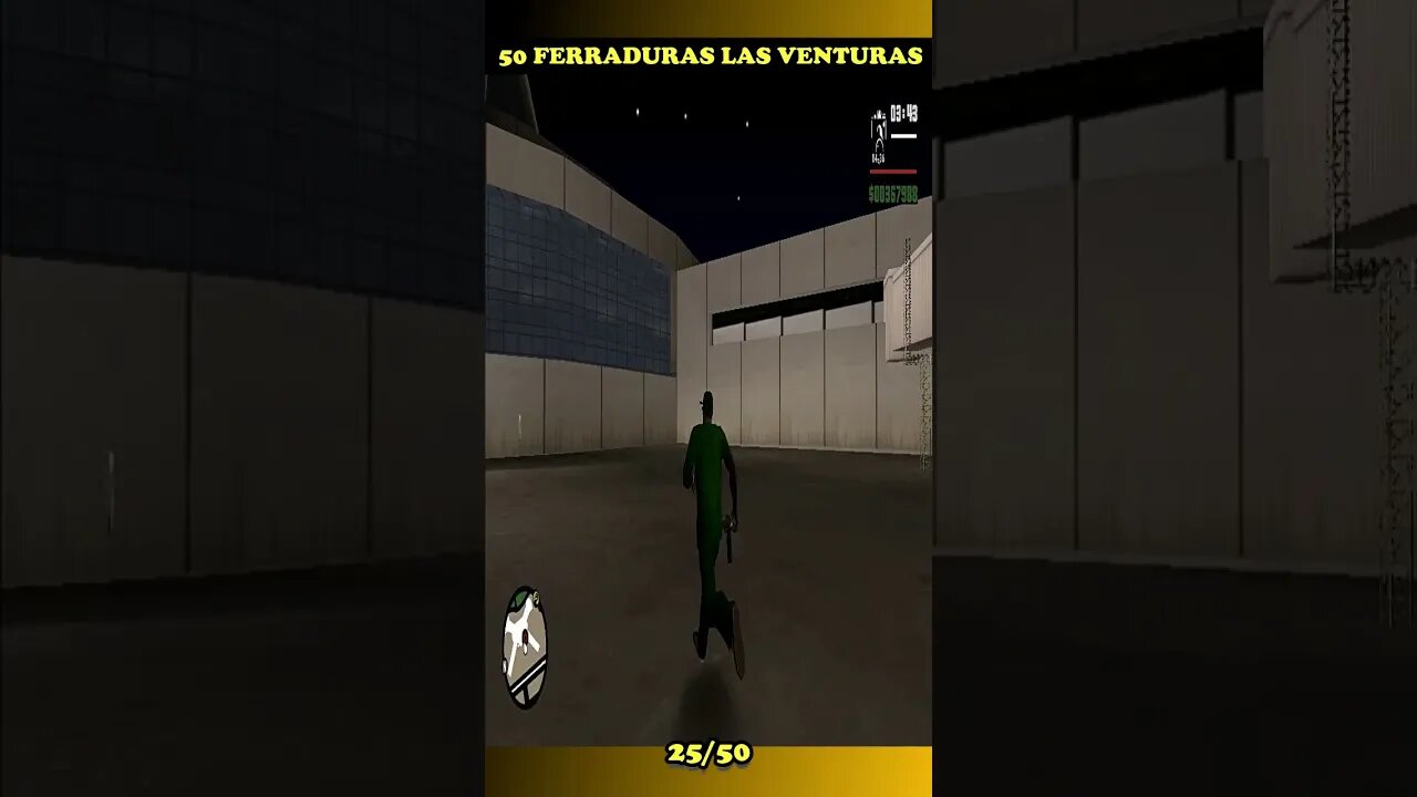 25 50 FERRADURAS LAS VENTURAS GTA SAN ANDREAS #shorts #semedissaum #gta