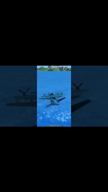 Riding PV-40 across the water | Turboprop Flight Simulator #shorts