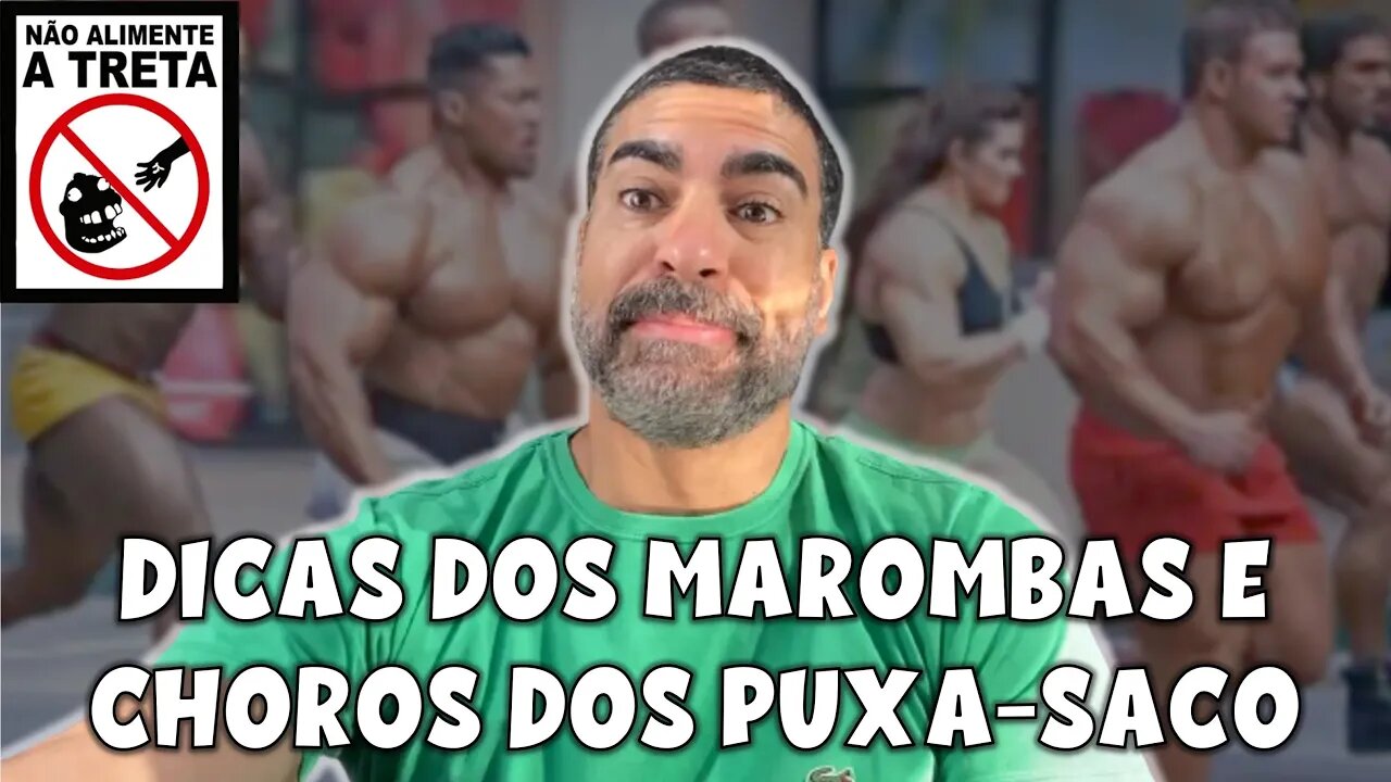 Puxa-sacos dos marombas explicando as dicas de puxada