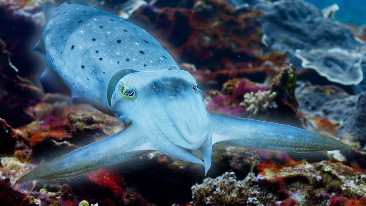 Cuttlefish Hypnotises Prey | Blue Planet II | BBC Earth