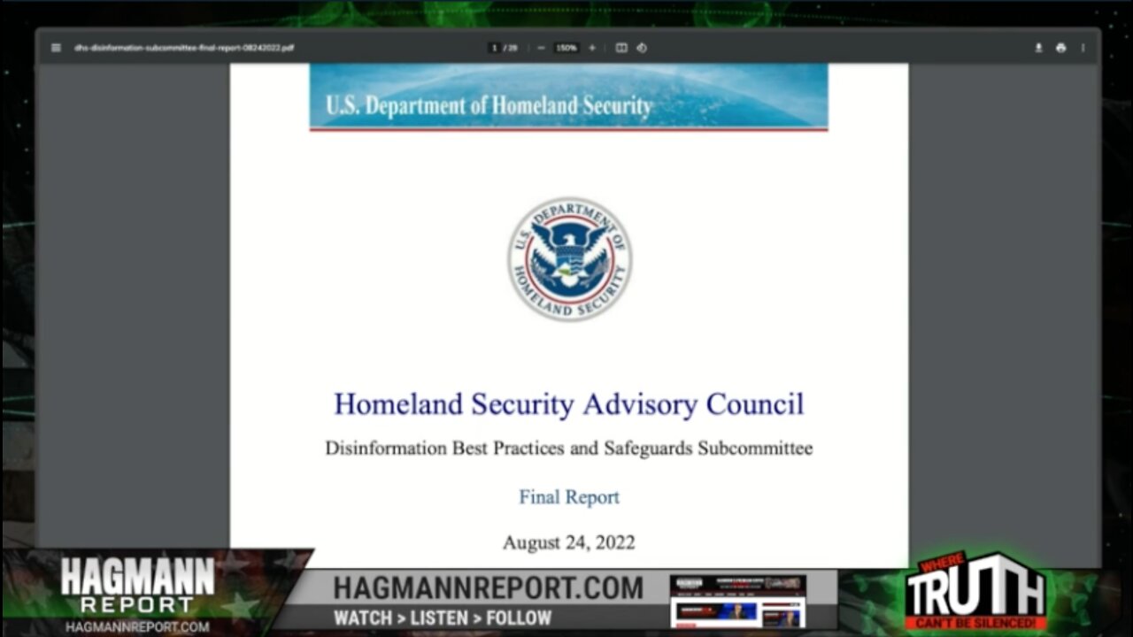 DHS Truth Squad Redux - Remember Their Names | Doug Hagmann Opening Segment | The Hagmann Report 9/2/2022