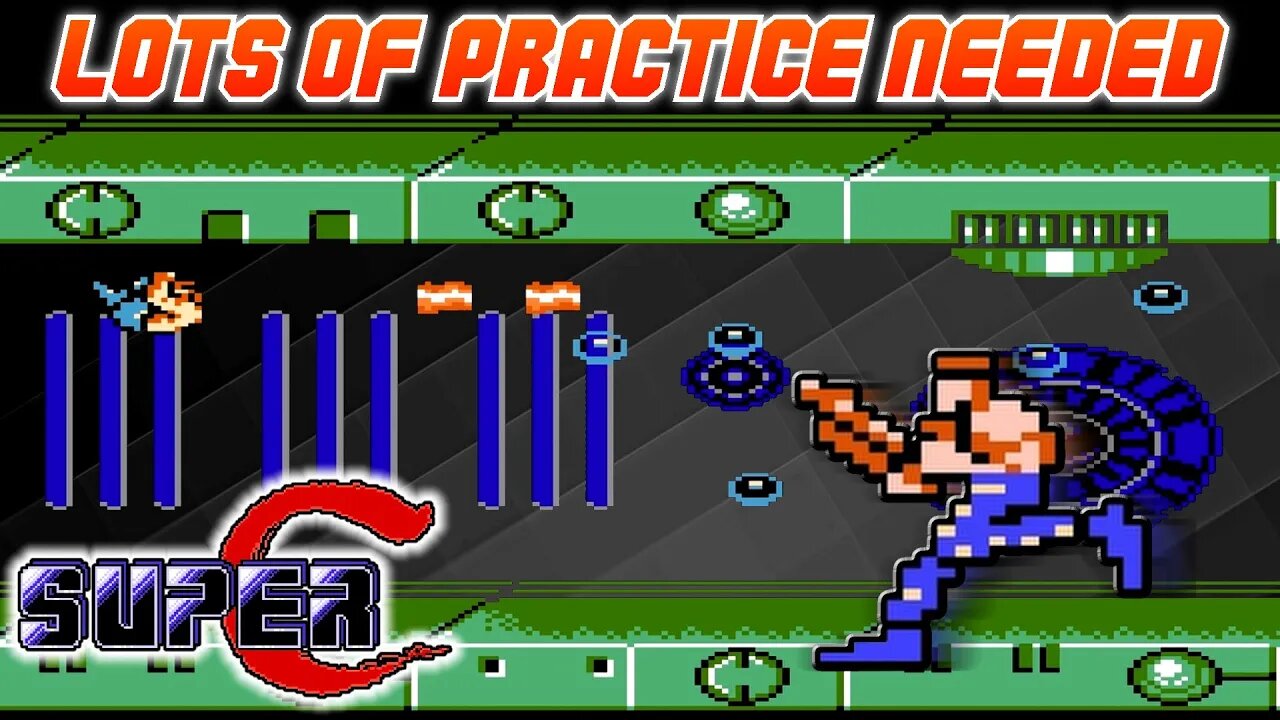 Super C nes 200% speed challenge area 4