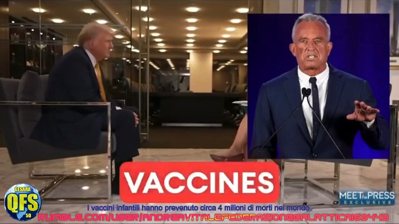 NEW 09/12/2024 TRUMP VACCINI COVID 19 — 'INDAGINE SU QUELLI ANTICOVID -