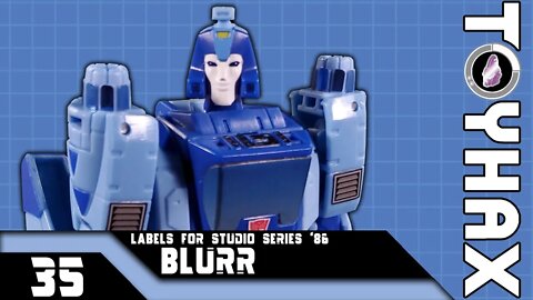 TOYHAX Labels for SS 86 Blurr | SticKit #35