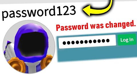 I Put My Roblox PASSWORD In My Name