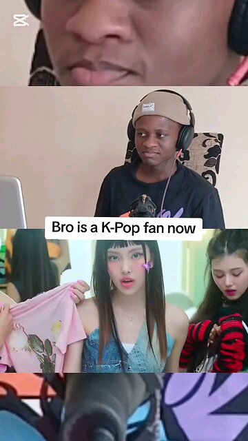 Bro is a K-Pop fan now🕺🏾🕺🏾