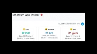 Tracking Ethereum Gas #Shorts