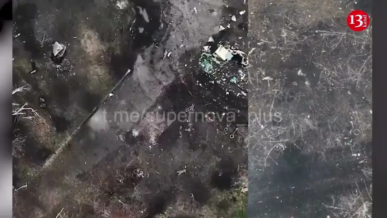 Unique shots from Ukraine:Drone attack in Ukraine: Surprise from heaven: