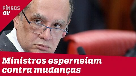 Gilmar esperneia contra mudanças na escolha de ministros do STF