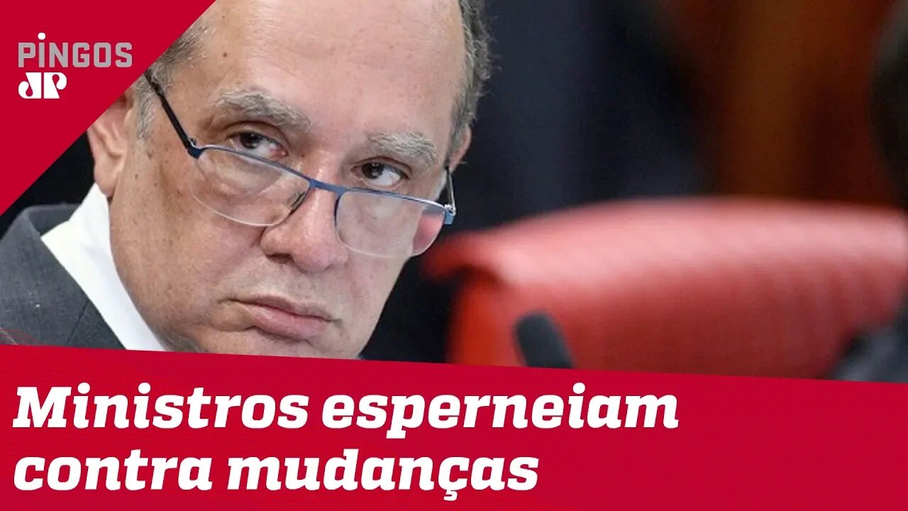 Gilmar esperneia contra mudanças na escolha de ministros do STF