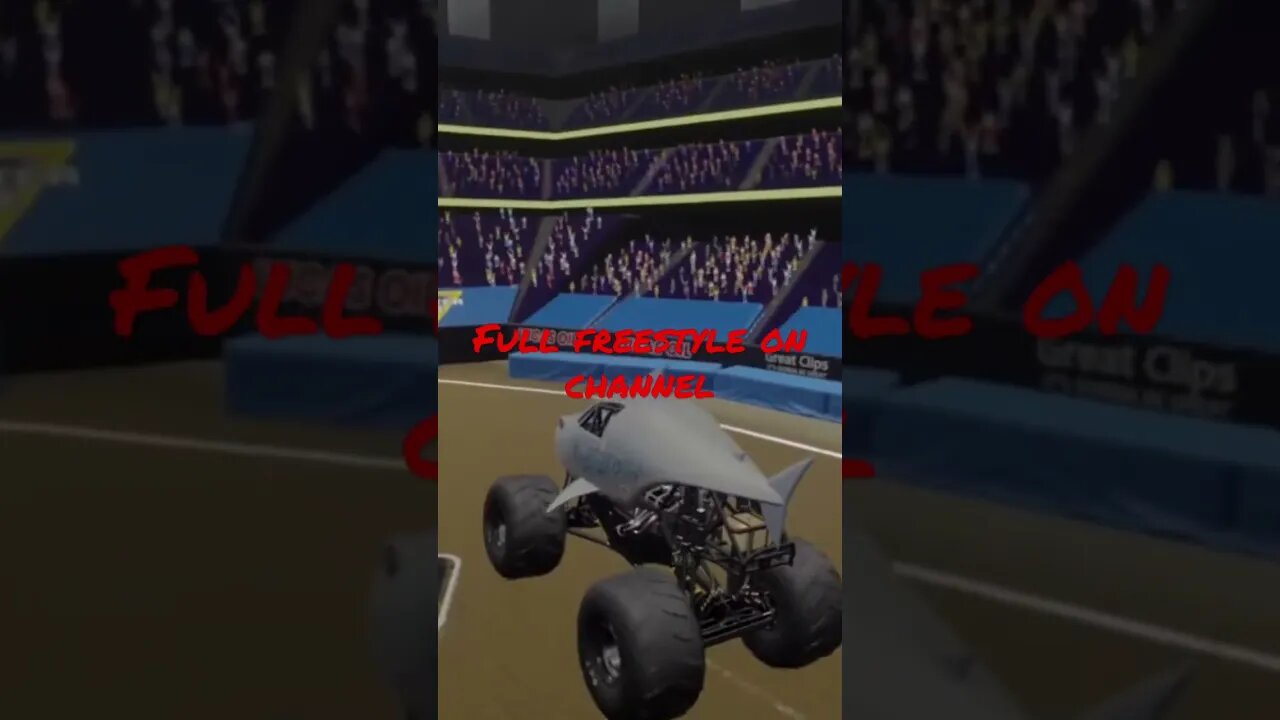 Megladon freestyle #shorts #monsterjam