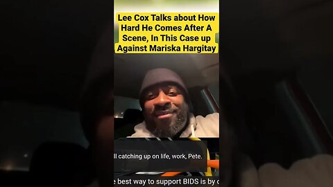 Lee Cox Talks about How Hard He Comes After A Scene, In This Case up Against Mariska Hargitay