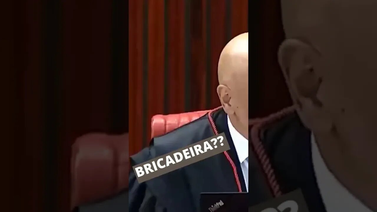 Xandão "degola" até impostos - Ministro faz gesto de "degolar" em sessão contra Bolsonaro #shorts
