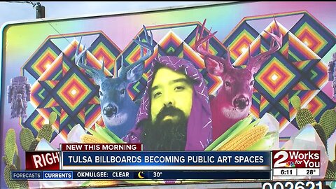 Tulsa billboard becoming public art spaces