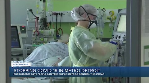 CDC Director says metro Detroiters can take simple steps to control COVID-19 spread