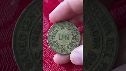 Un Sol Coin Overview Of A Coin From Peru