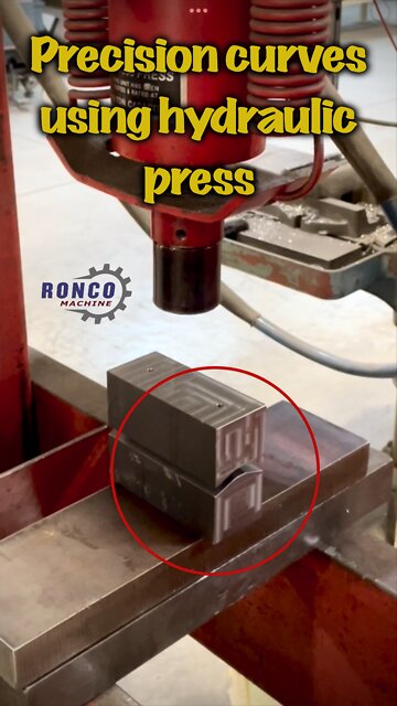 A Day In the Shop 8/9/22 (bending steel with hydraulic press)