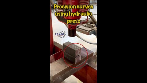 A Day In the Shop 8/9/22 (bending steel with hydraulic press)